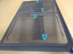 HVAC Dynamic Flow DFP514 fits on the ceiling AC pre filter by pin clips